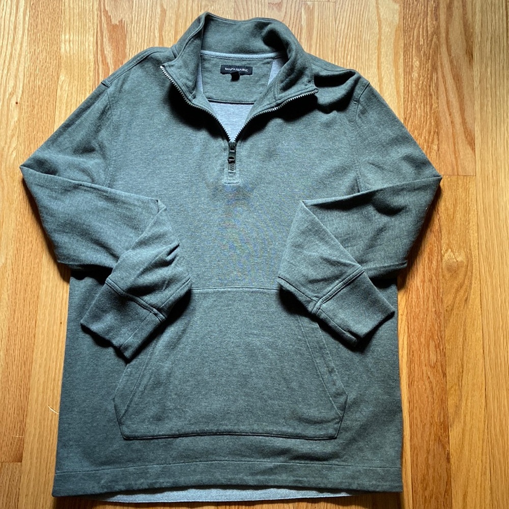 Banana Republic quarter zip pullover shirt